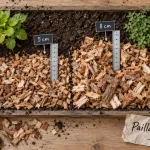 Jardin copeaux de bois pour paillage 5 à 8 cm