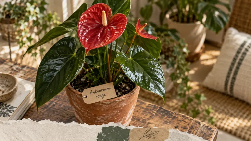 Plantes vertes à fleurs rouges : 8 variétés pour sublimer votre intérieur et jardin