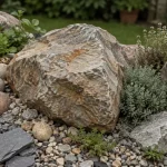 Que faire avec des grosses pierres dans un jardin : pierres et rocaille