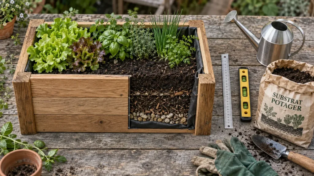 Potager en hauteur : jardiner sans se pencher, sans négliger les racines