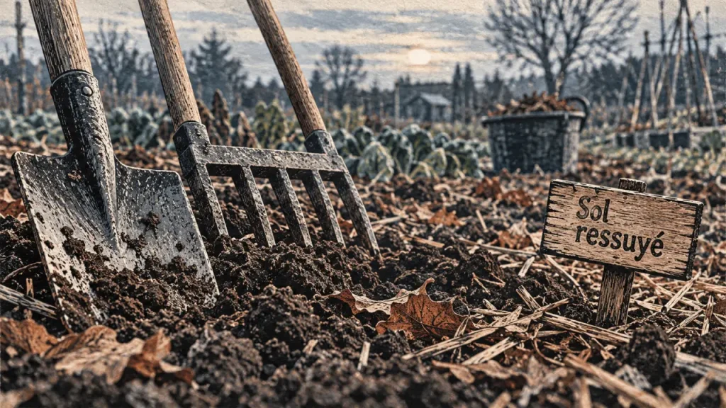 Quand retourner la terre du potager ? Le bon moment et les erreurs qui durcissent le sol